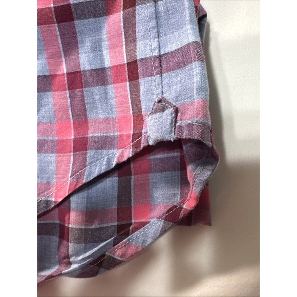 Bonobos Plaid Slim Fit Long Sleeve Oxford Shirt Button Down Blue/Pink Men's M - Picture 8 of 15
